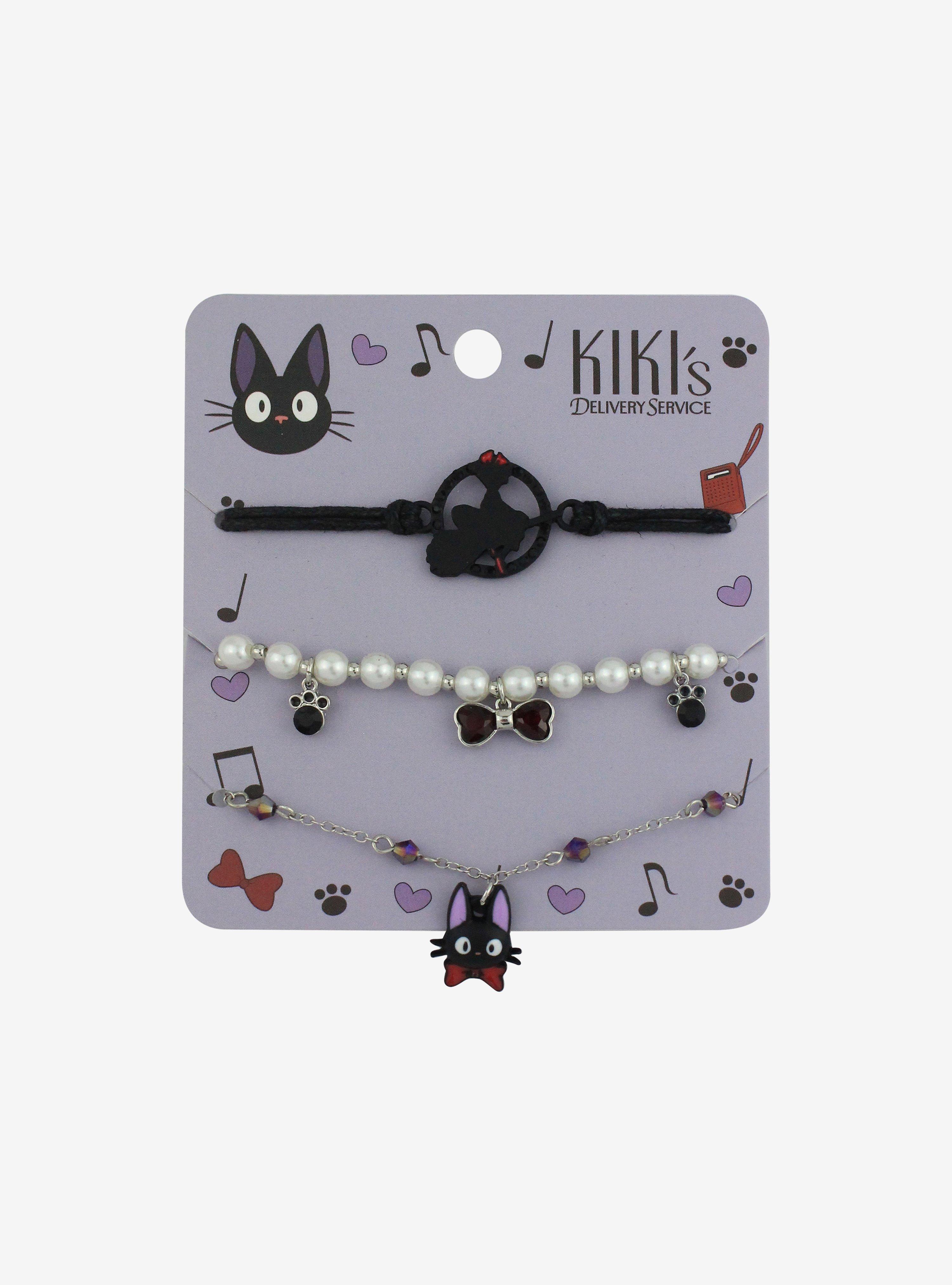 Studio Ghibli® Kiki's Delivery Service Jiji & Kiki Bracelet Set, , hi-res