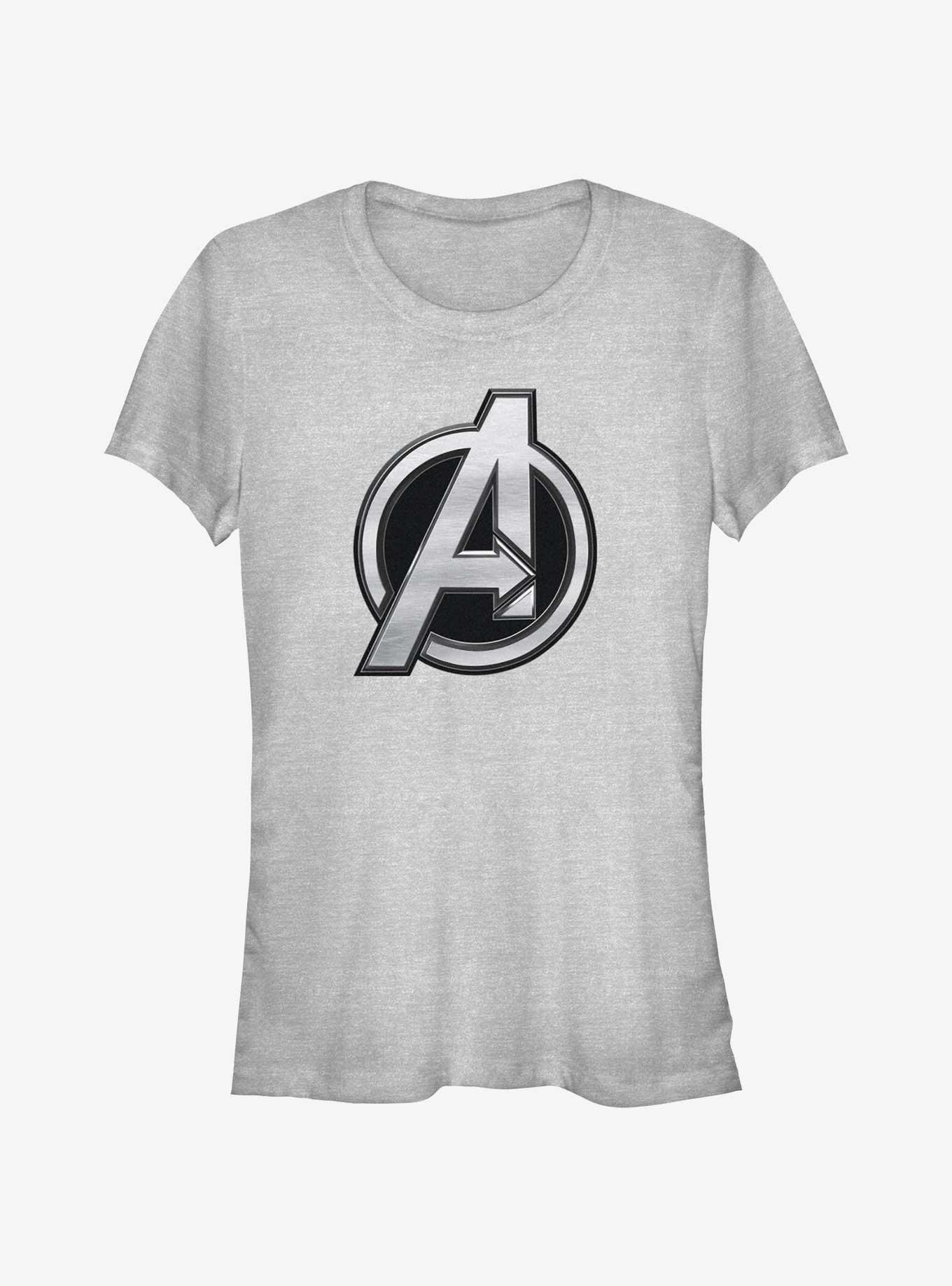 Marvel The Marvels Avengers Logo Girls T-Shirt, , hi-res