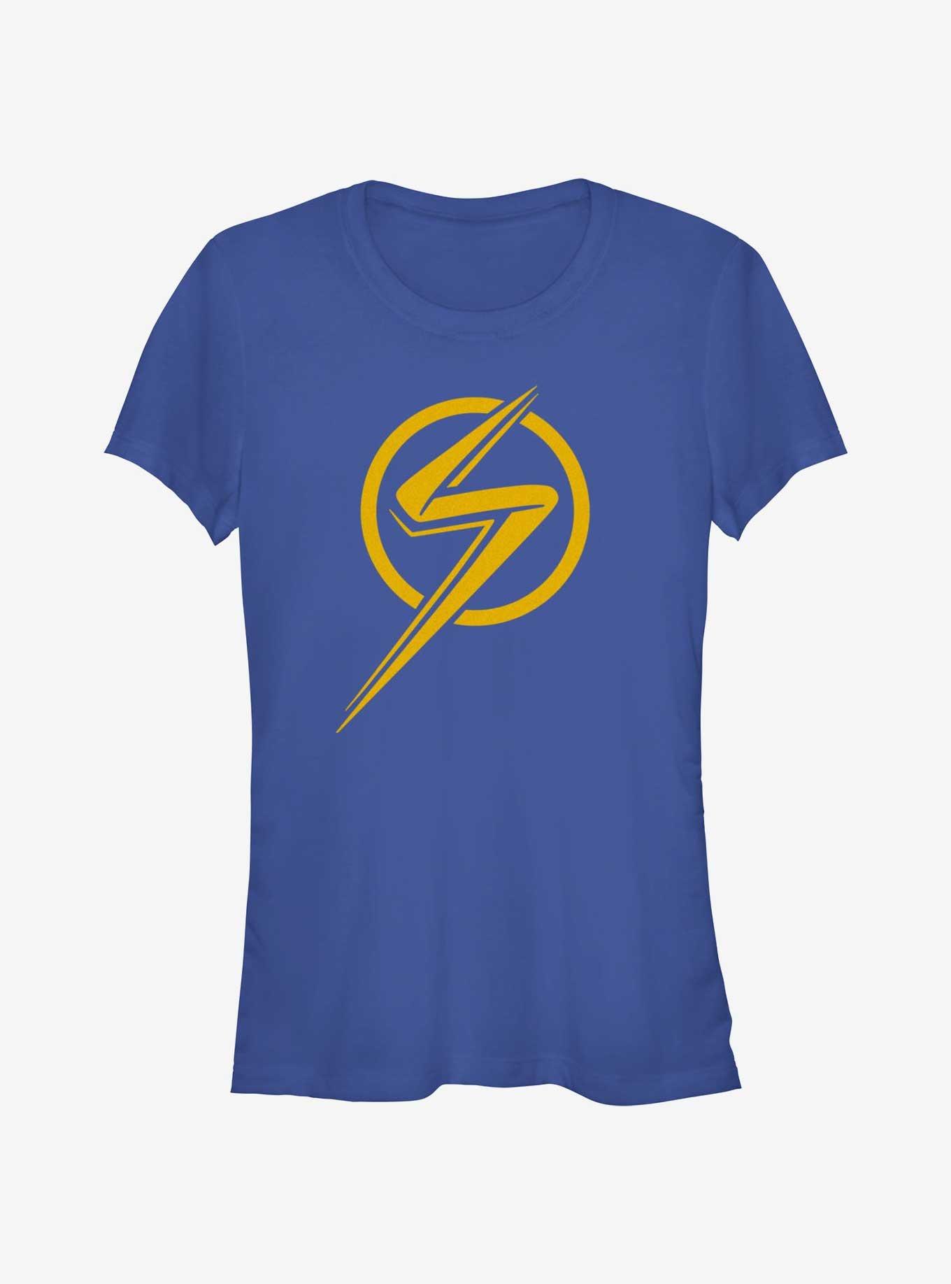 Marvel The Marvels Ms. Marvel Insignia Girls T-Shirt, , hi-res