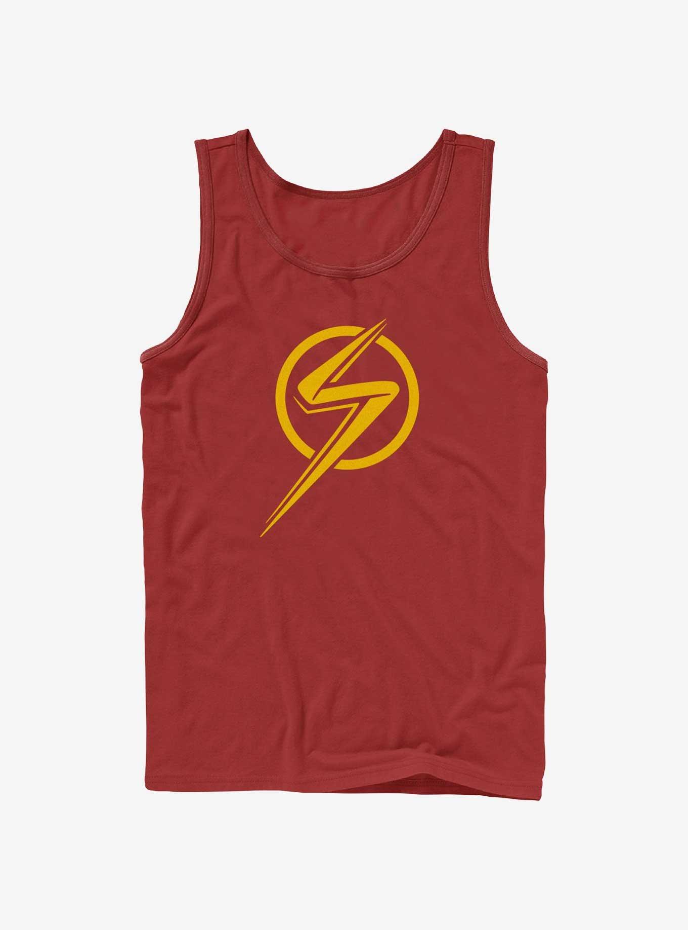 Marvel The Marvels Ms. Marvel Insignia Tank, RED, hi-res