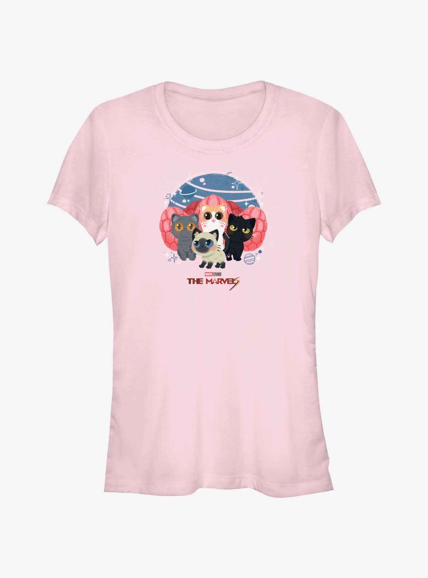 Marvel The Marvels Flerkittens Group Girls T-Shirt, , hi-res