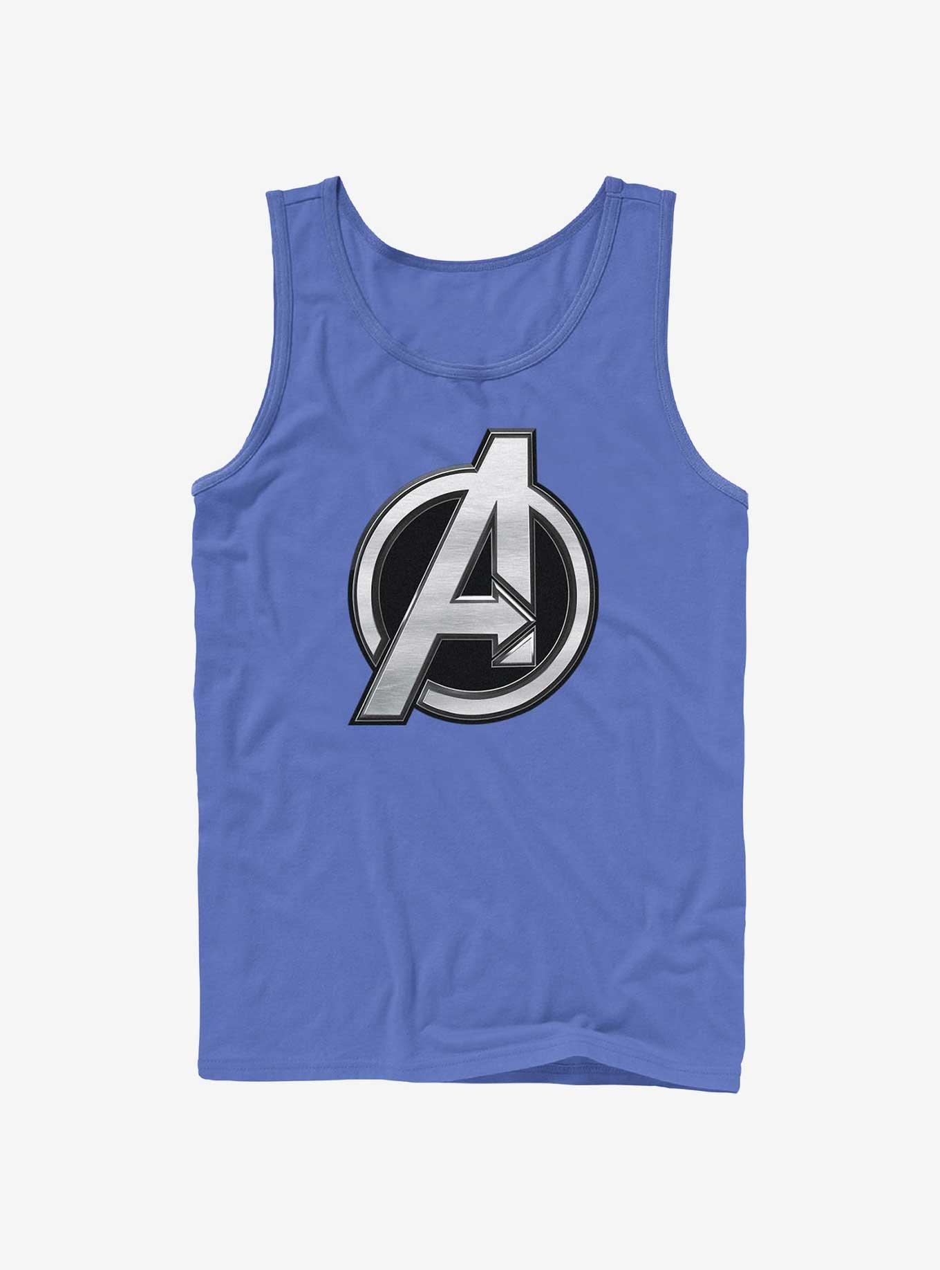 Marvel The Marvels Avengers Logo Tank, ROYAL, hi-res