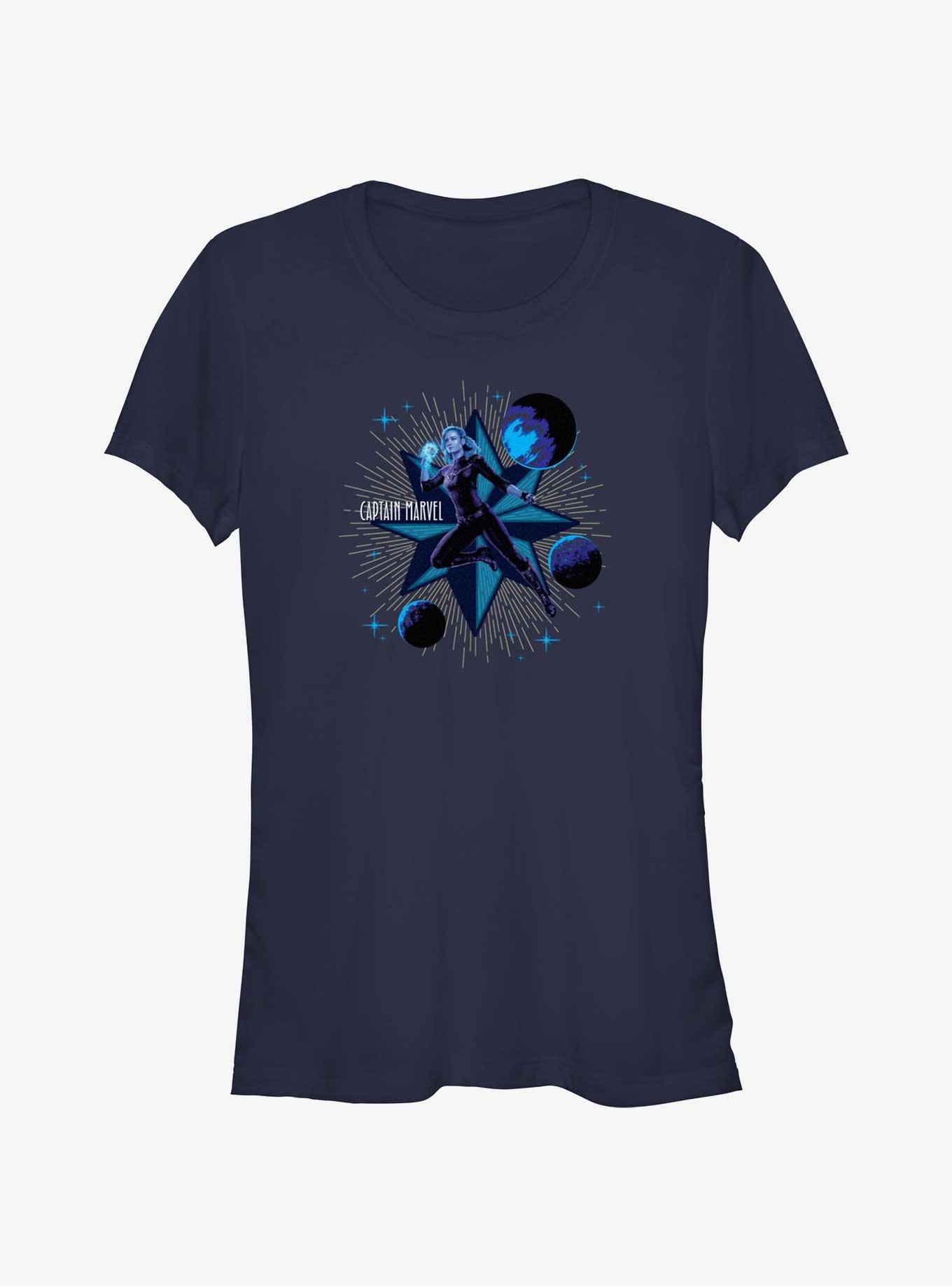 Marvel The Marvels Captain Marvel Interplanetary Girls T-Shirt, , hi-res