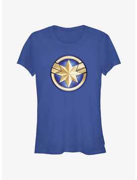 Marvel The Marvels Captain Marvel Logo Girls T-Shirt, , hi-res