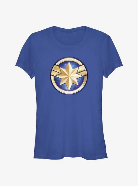 Captain marvel best sale logo t shirt