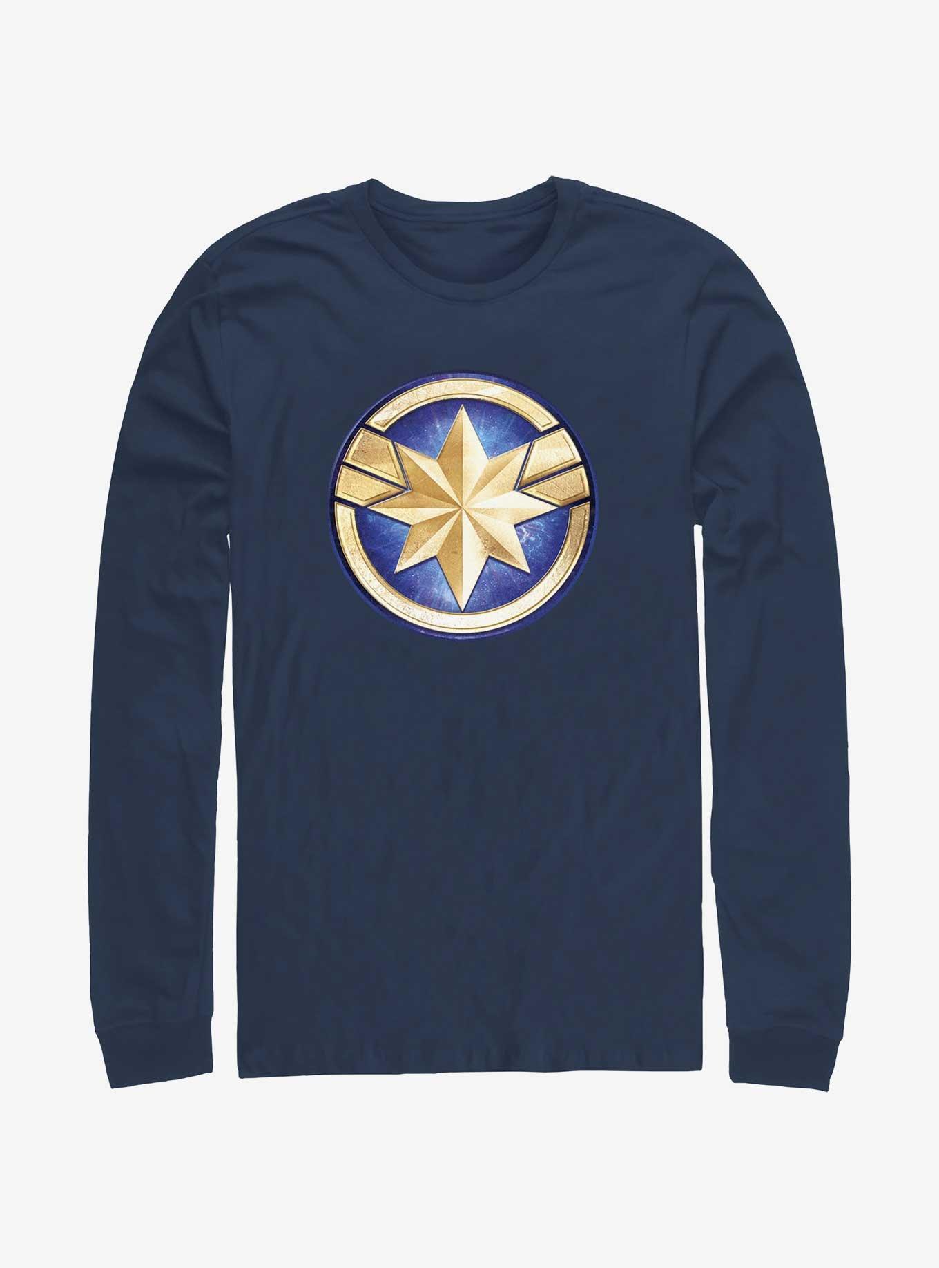 Marvel The Marvels Captain Marvel Logo Long-Sleeve T-Shirt, , hi-res