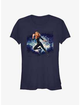 Marvel The Marvels Galactic Hero Captain Marvel Girls T-Shirt, , hi-res