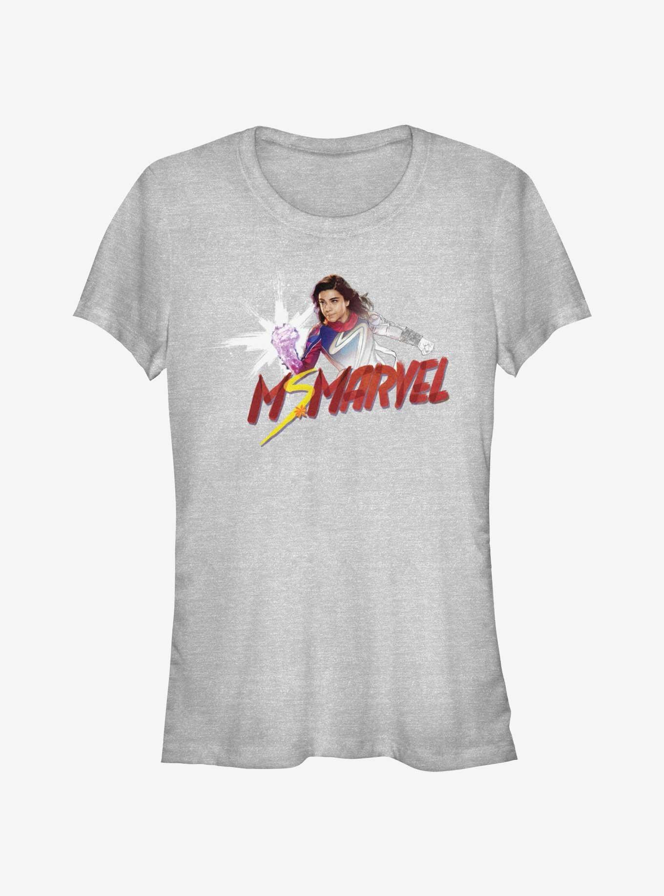 Marvel The Marvels Ms. Marvel Color Sketch Girls T-Shirt, , hi-res