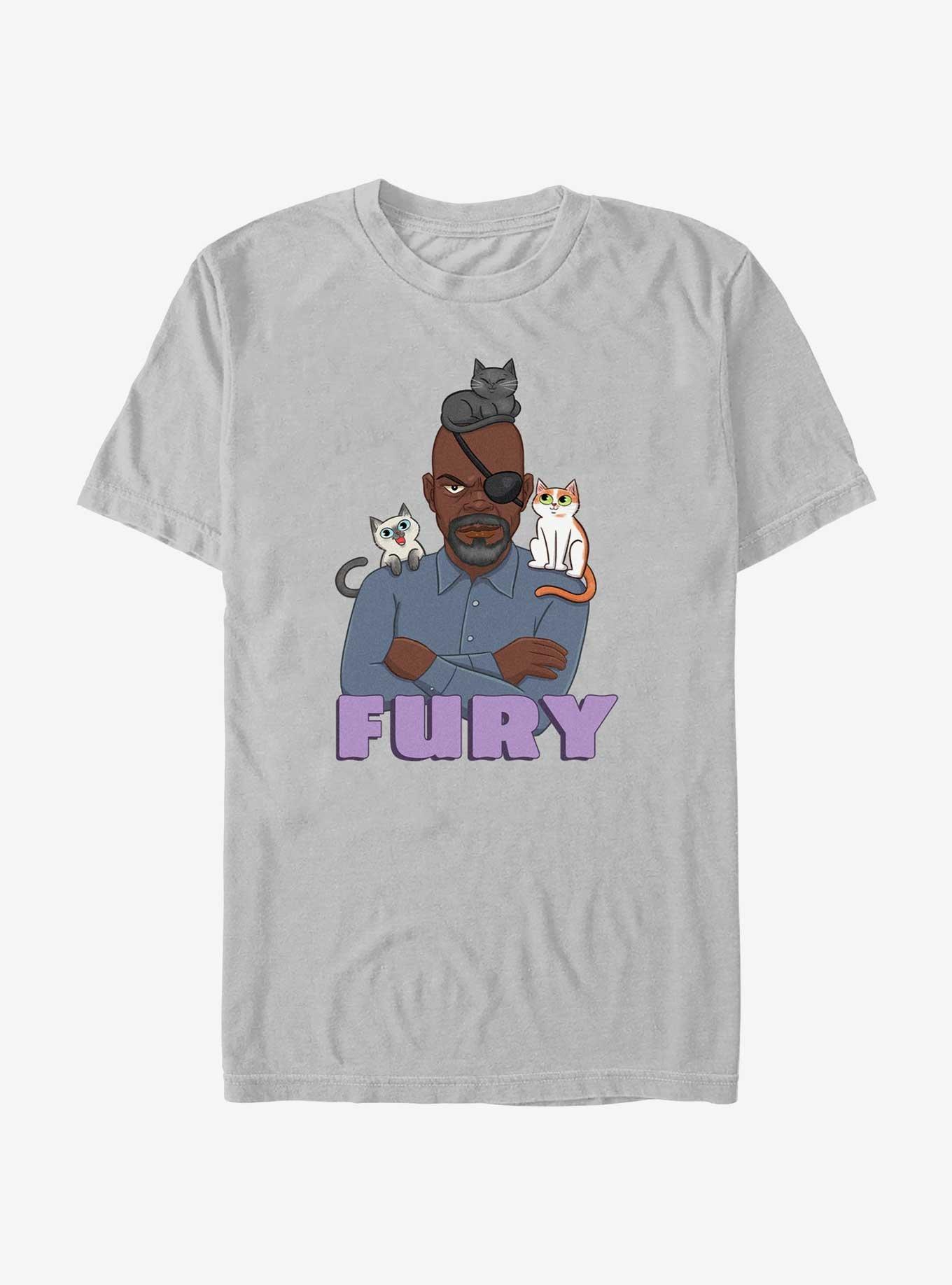 Marvel The Marvels Flerken Fury T-Shirt, SILVER, hi-res
