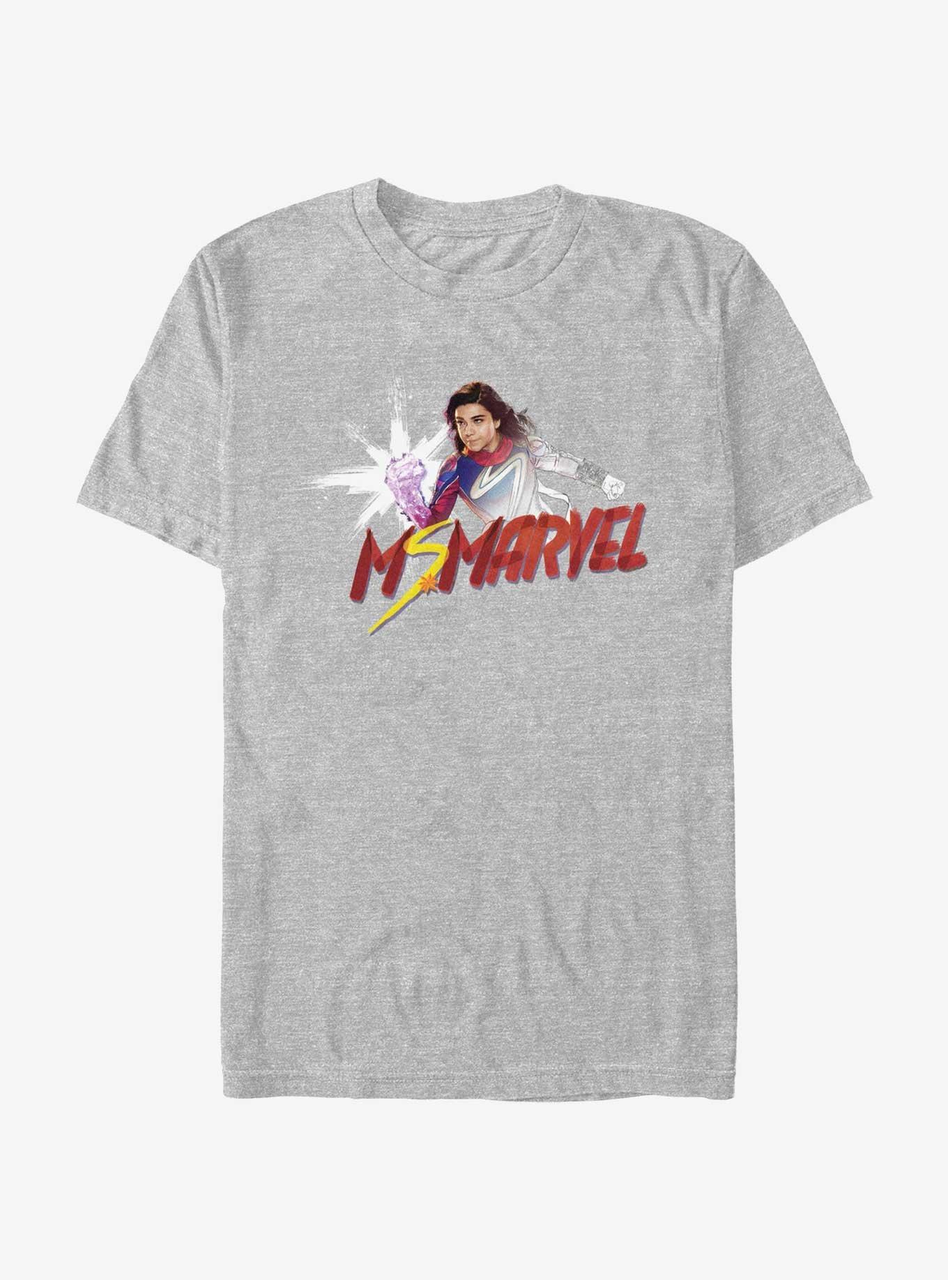 Marvel The Marvels Ms. Marvel Color Sketch T-Shirt, ATH HTR, hi-res