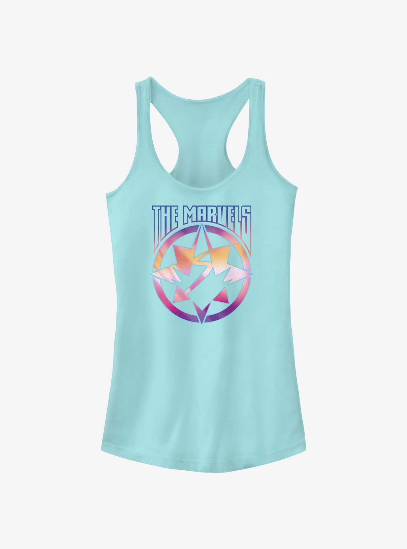 Marvel The Marvels Pastel Crest Girls Tank