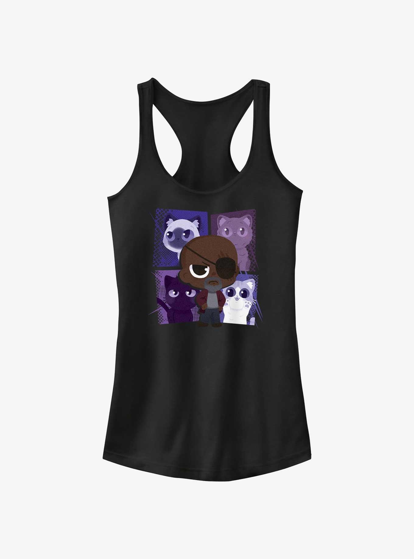 Marvel The Marvels Nick Fury and His Flerkens Girls Tank, , hi-res