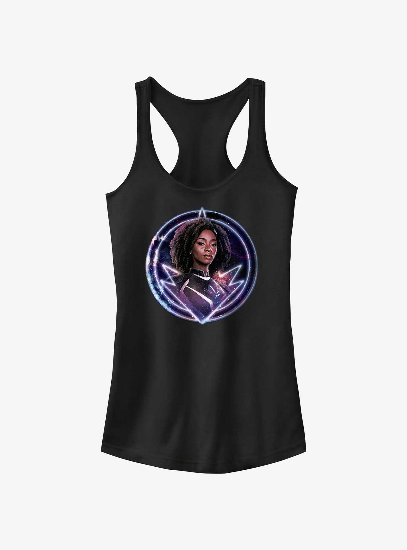 Marvel The Marvels Photon Galaxy Badge Girls Tank, BLACK, hi-res