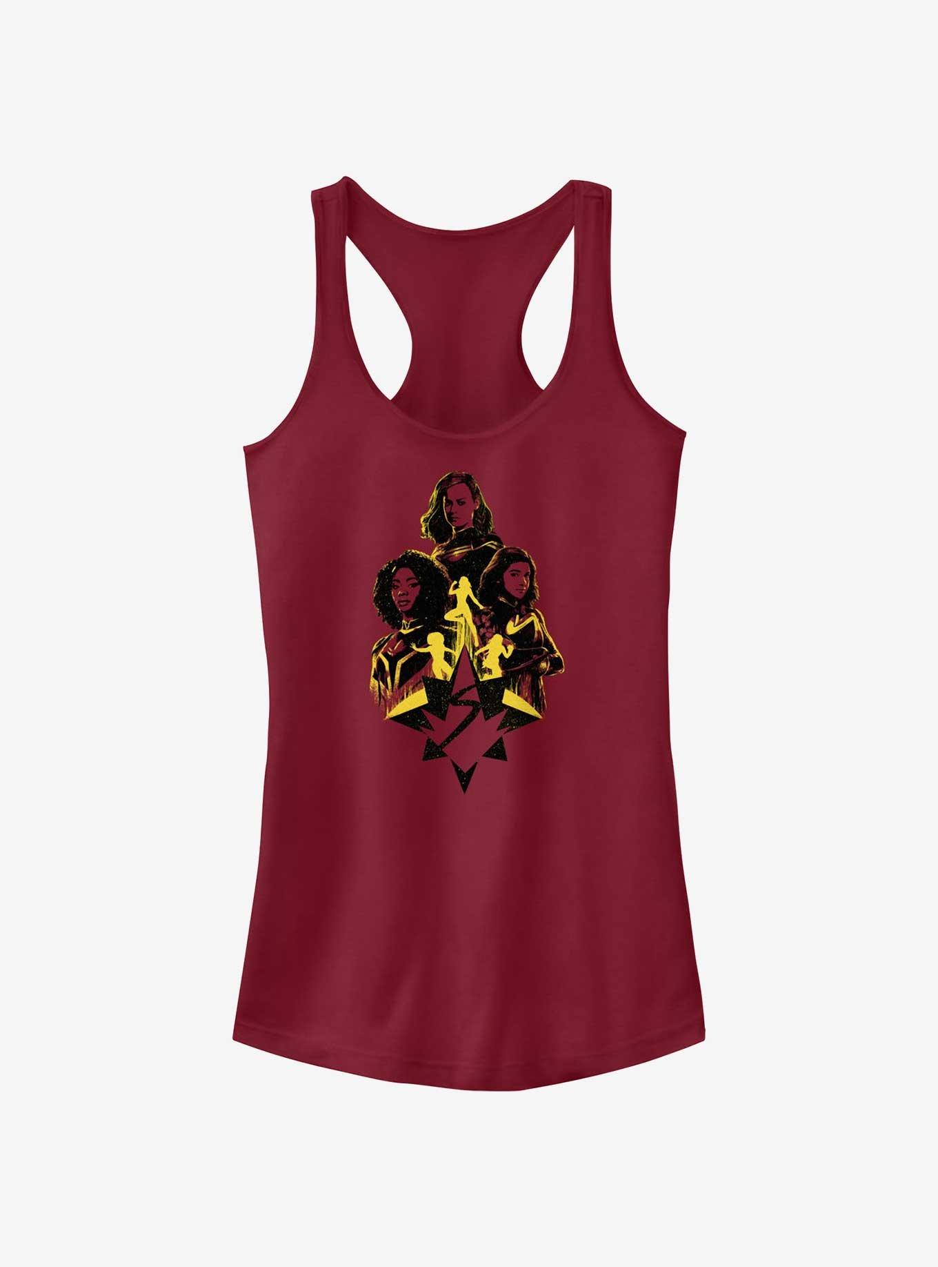 Marvel The Marvels Team Icon Girls Tank, SCARLET, hi-res