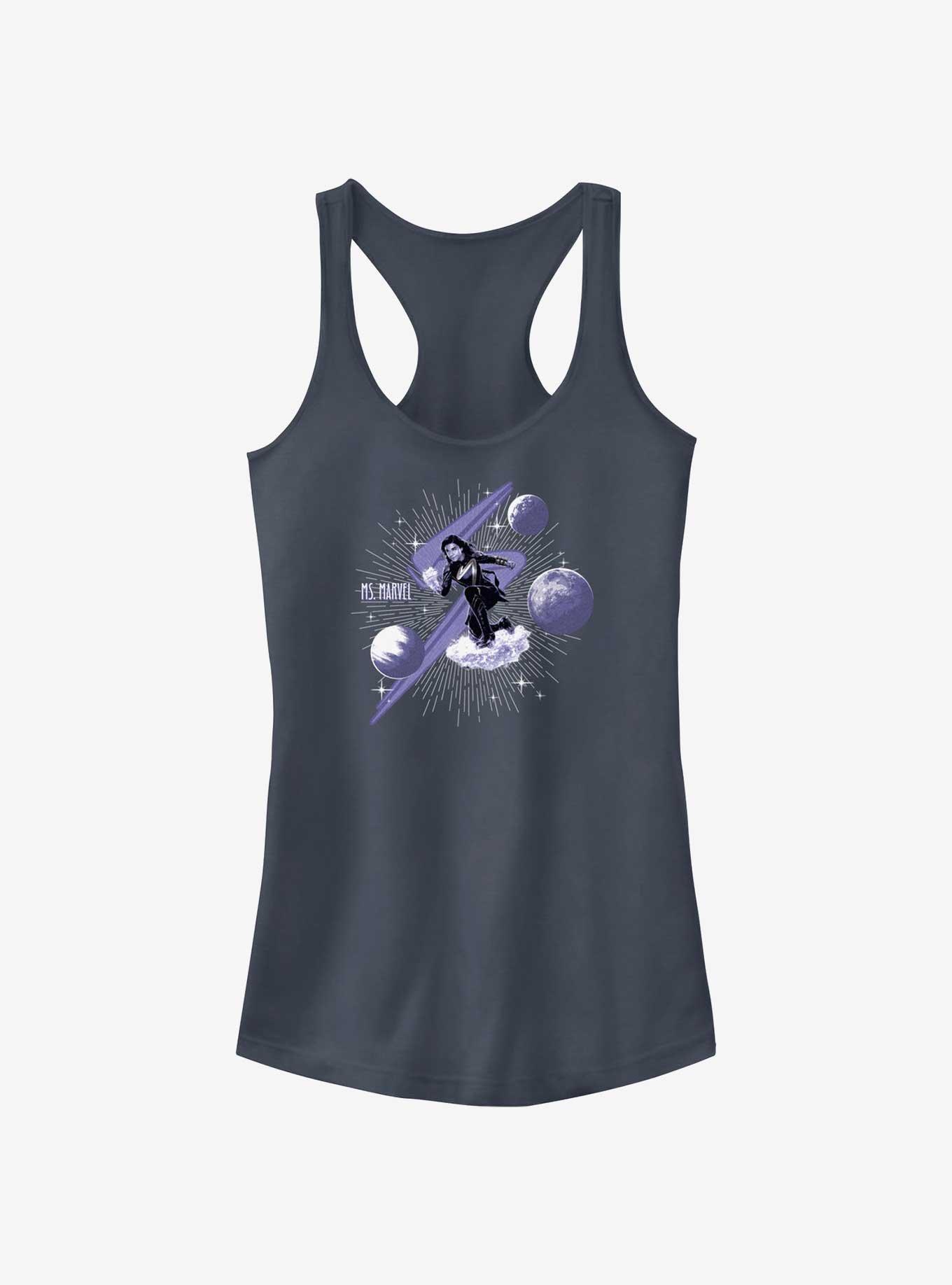 Marvel The Marvels Ms. Marvel Interplanetary Girls Tank, INDIGO, hi-res