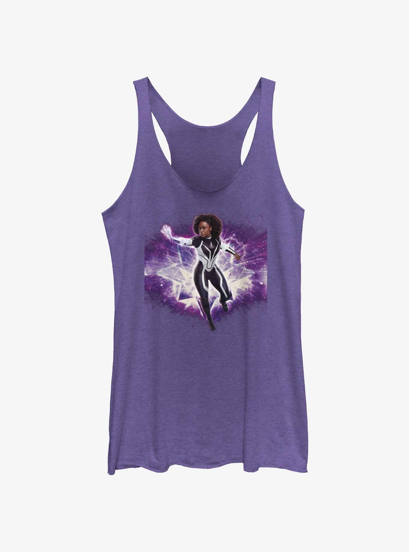 Marvel The Marvels Galactic Hero Photon Girls Tank, PUR HTR, hi-res