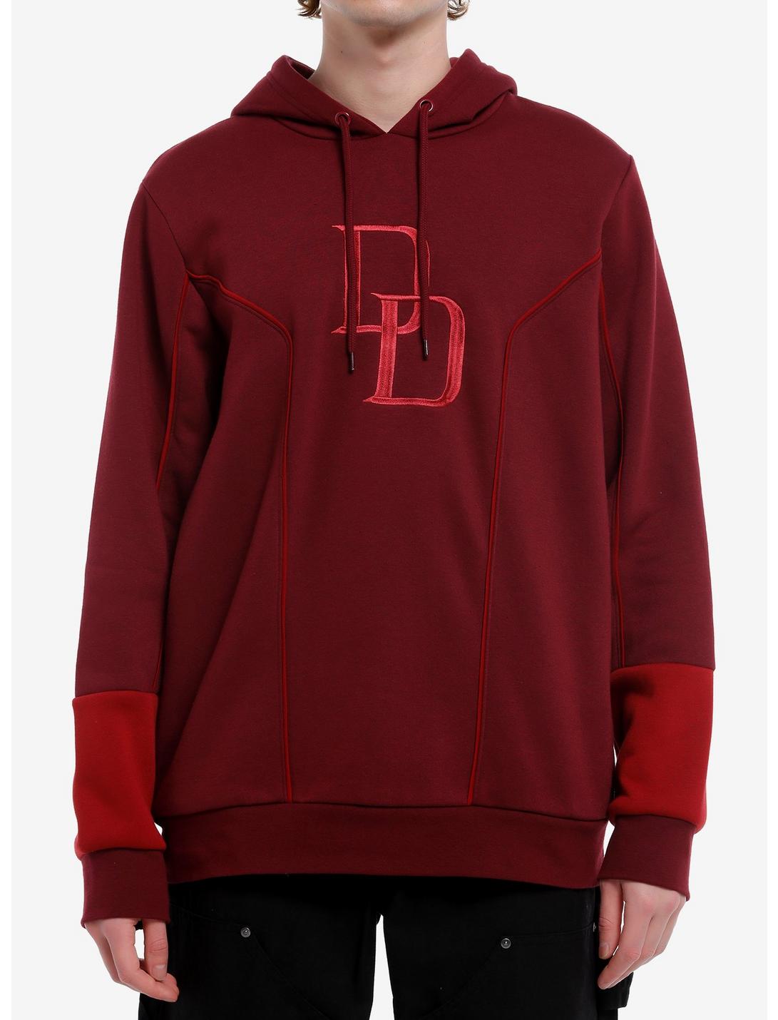 Our Universe Marvel Daredevil Hoodie Our Universe Exclusive, BURGUNDY, hi-res
