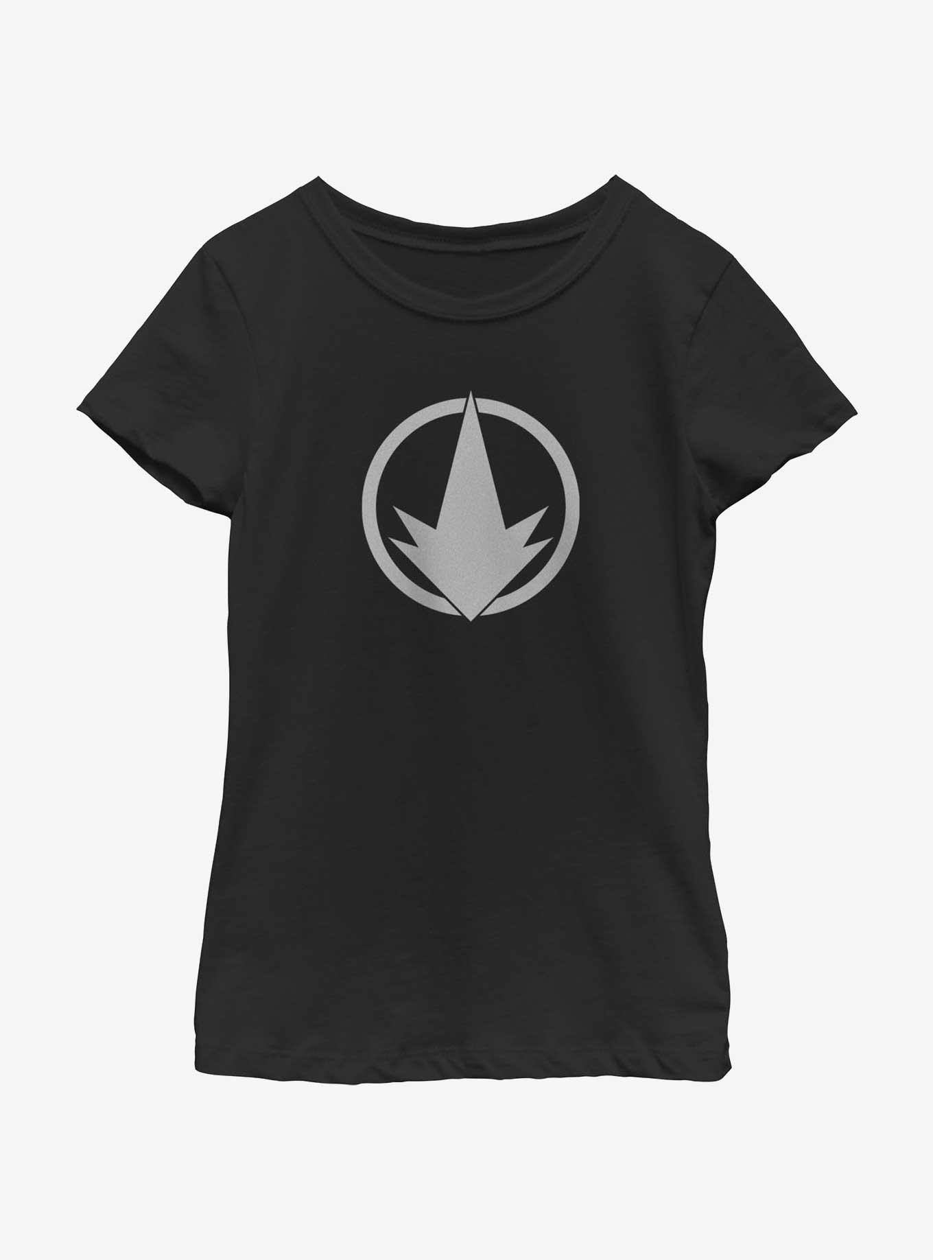 Marvel The Marvels Photon Insignia Youth Girls T-Shirt, BLACK, hi-res