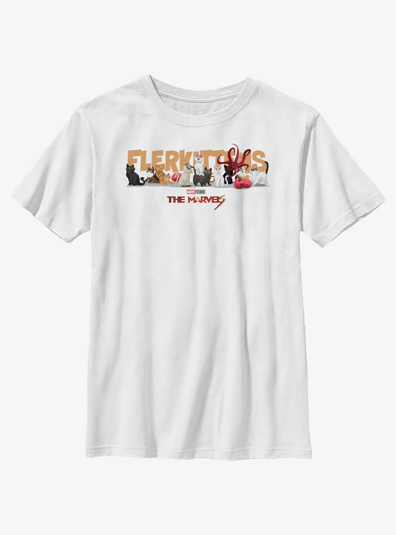 Marvel The Marvels Flerkittens Youth T-Shirt, , hi-res