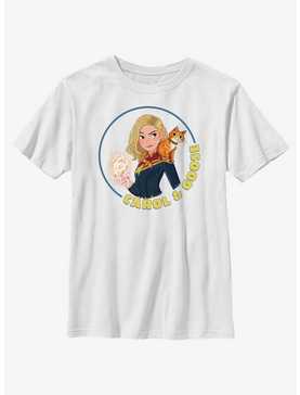 Marvel The Marvels Carol And Goose Youth T-Shirt, , hi-res