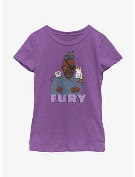 Marvel The Marvels Flerken Fury Youth Girls T-Shirt, , hi-res