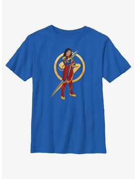 Marvel The Marvels Ms. Marvel Silhouette Youth T-Shirt, , hi-res