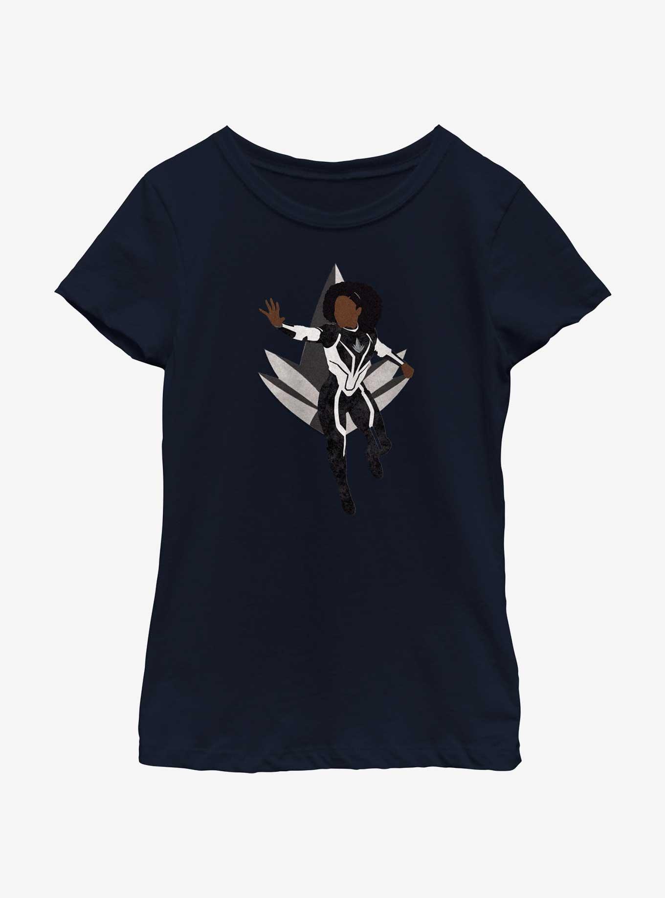Marvel The Marvels Photon Silhouette Youth Girls T-Shirt, , hi-res