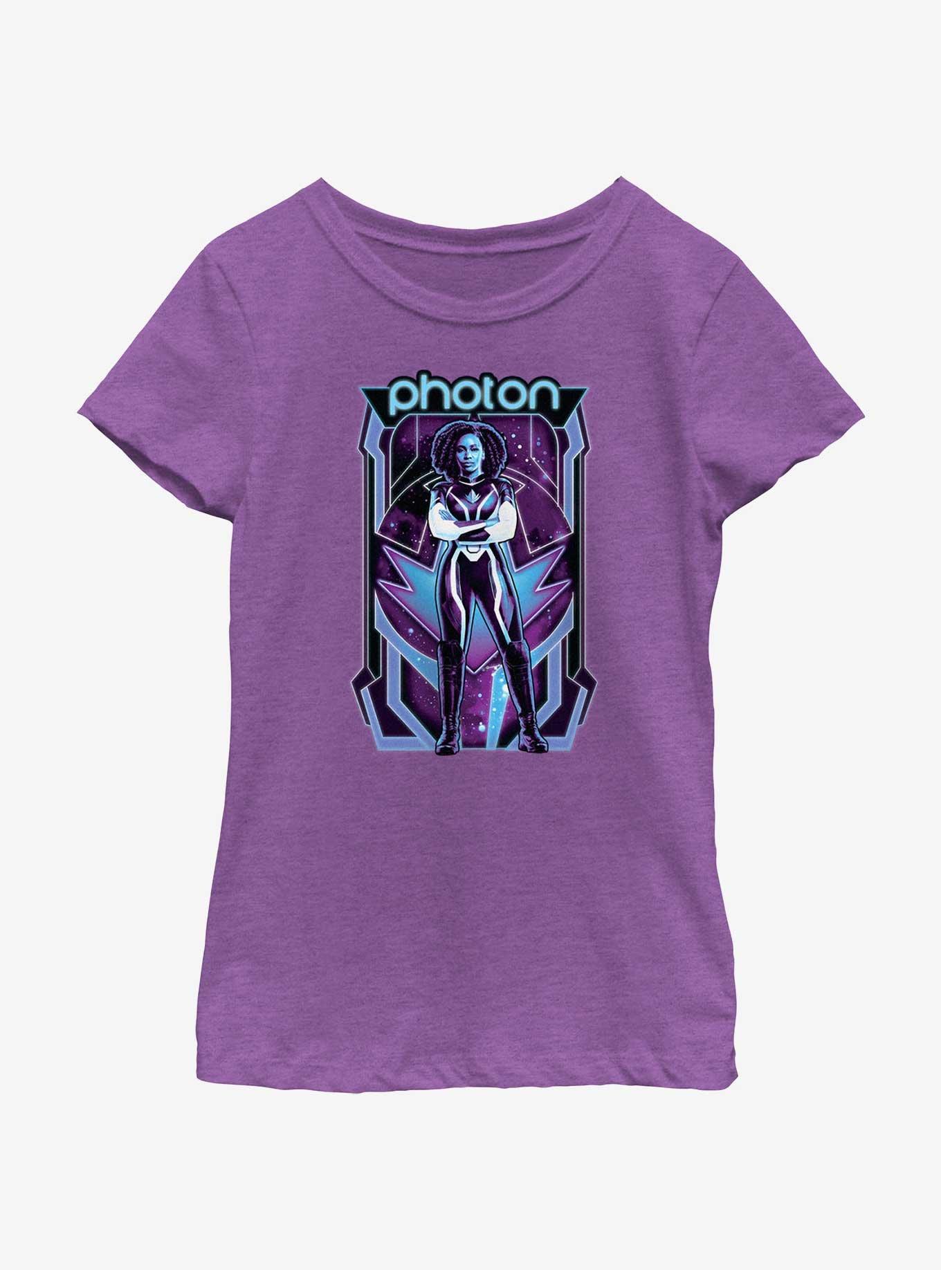 Marvel The Marvels Photon Poster Youth Girls T-Shirt, , hi-res