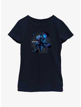 Marvel The Marvels Captain Marvel Interplanetary Youth Girls T-Shirt, , hi-res