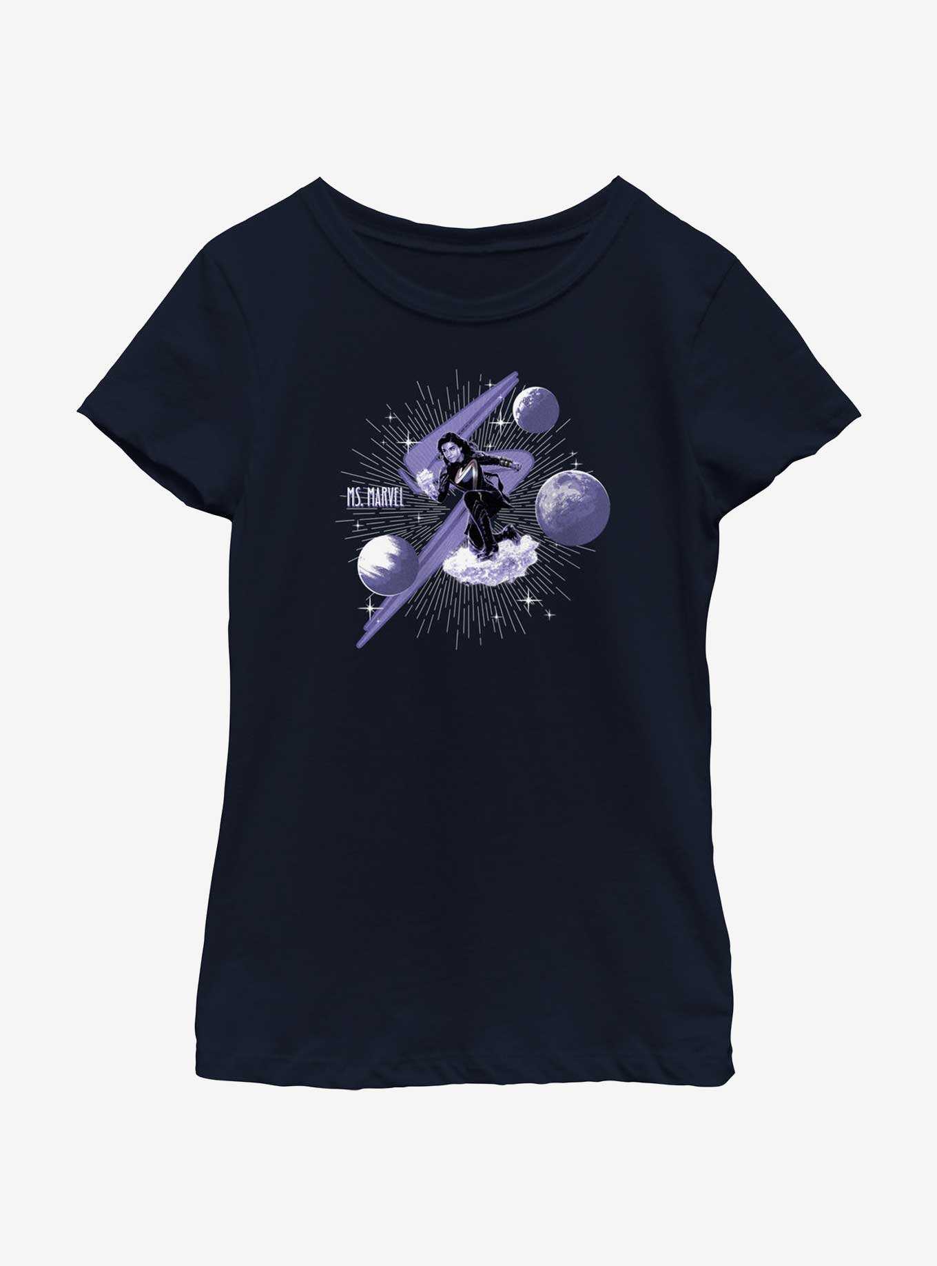 Marvel The Marvels Ms. Marvel Interplanetary Youth Girls T-Shirt, , hi-res