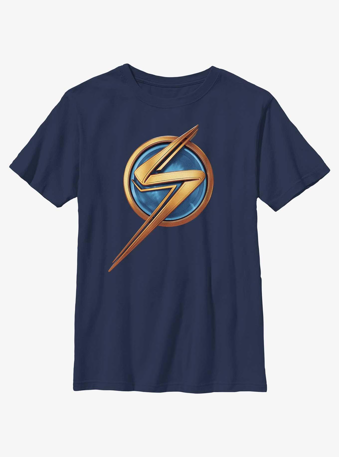 Marvel The Marvels Ms. Marvel Logo Youth T-Shirt, , hi-res