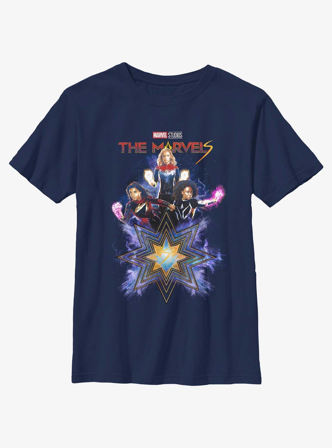 Marvel The Marvels Fabulous Marvels Youth T-Shirt BoxLunch Web Exclusive, , hi-res