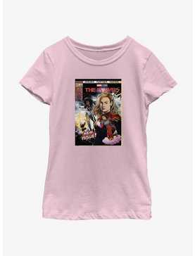Marvel The Marvels Comic Book Cover Youth Girls T-Shirt BoxLunch Web Exclusive, , hi-res