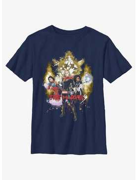 Marvel The Marvels Splatter Power Youth T-Shirt BoxLunch Web Exclusive, , hi-res