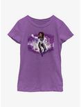 Marvel The Marvels Galactic Hero Photon Youth Girls T-Shirt, PURPLE BERRY, hi-res