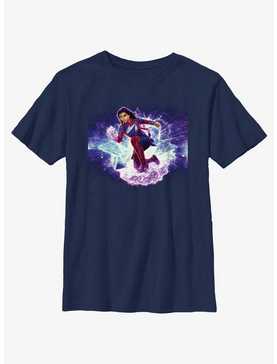 Marvel The Marvels Galactic Hero Ms. Marvel Youth T-Shirt, , hi-res