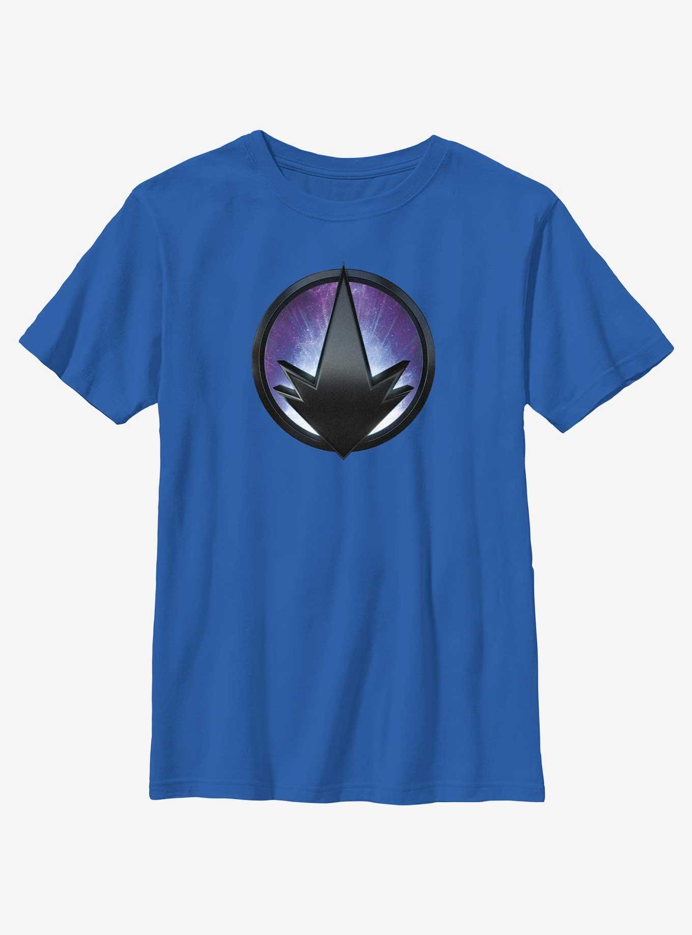 Marvel The Marvels Photon Badge Logo Youth T-Shirt, , hi-res