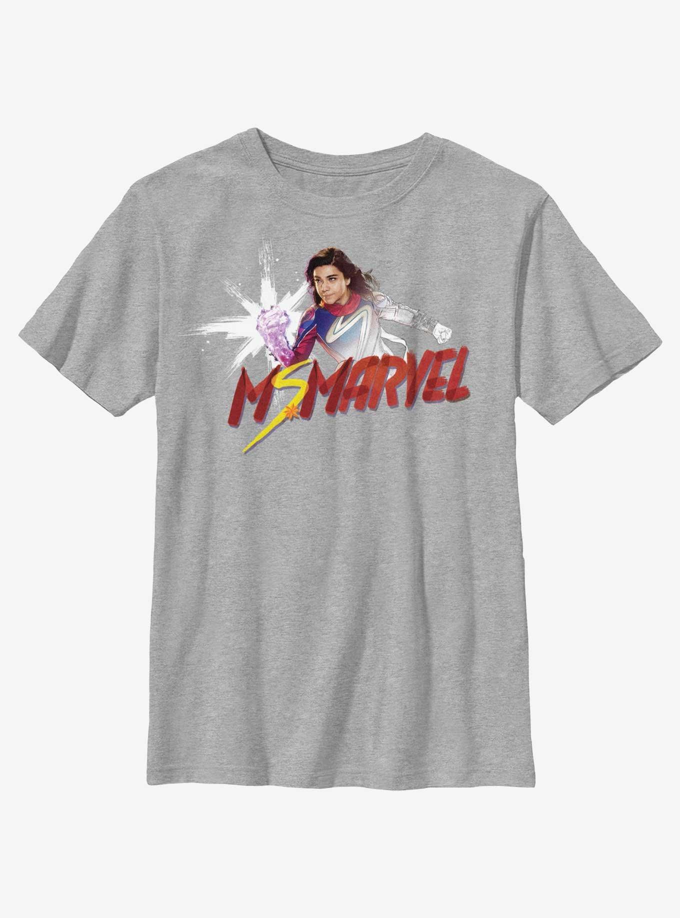 Marvel The Marvels Ms. Marvel Color Sketch Youth T-Shirt, , hi-res