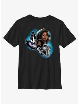 Marvel The Marvels Photon Hero Bust Youth T-Shirt, , hi-res