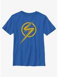 Marvel The Marvels Ms. Marvel Insignia Youth T-Shirt, ROYAL, hi-res