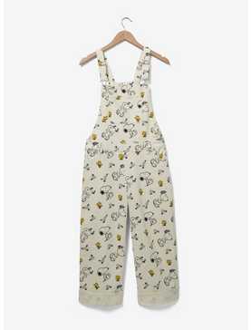 Peanuts Snoopy And Woodstock Allover Print Overalls, , hi-res