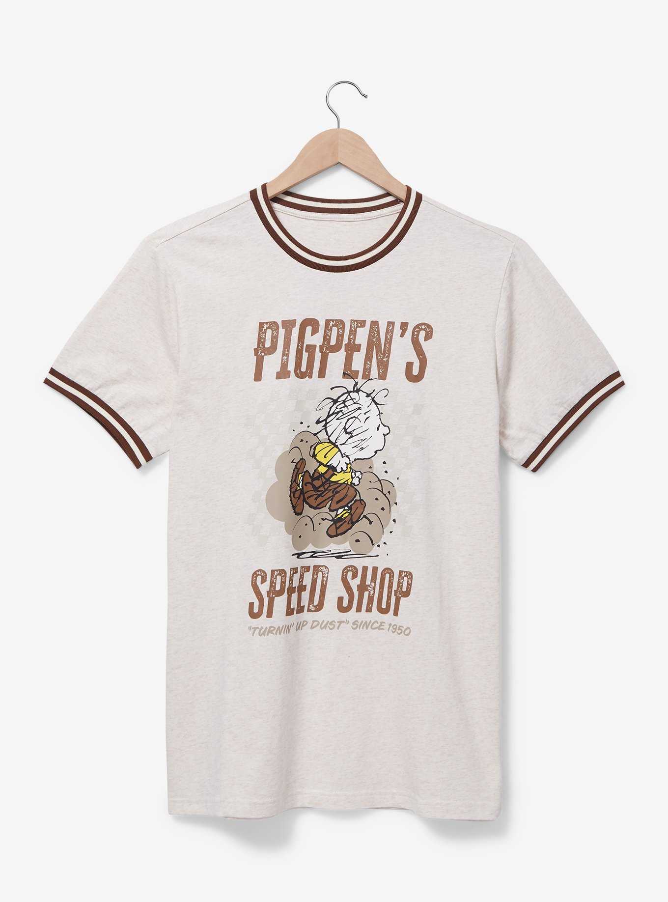Peanuts Pigpen Speed Shop Ringer T-Shirt, , hi-res