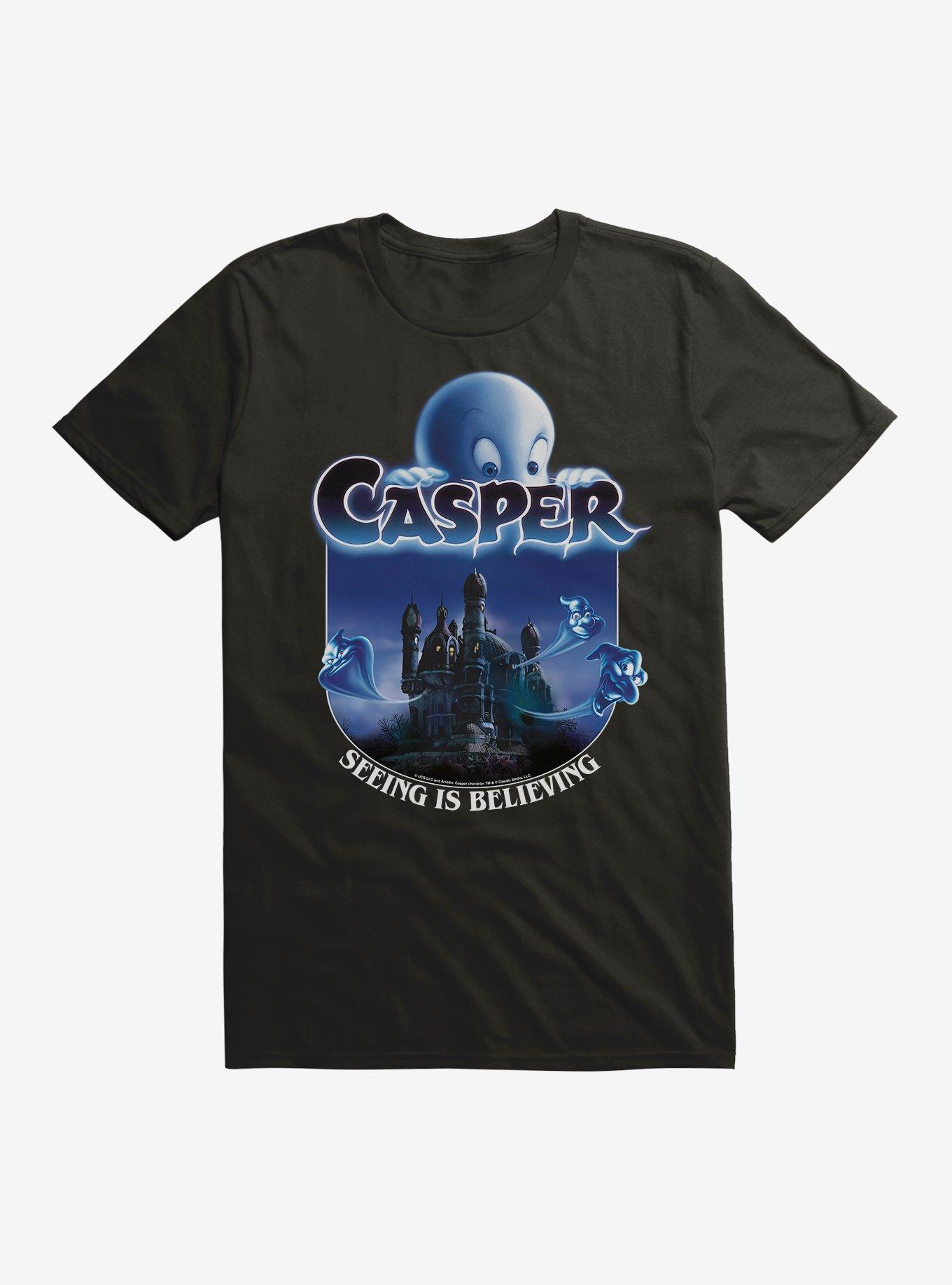 Casper Film Castle Poster T-Shirt, BLACK, hi-res