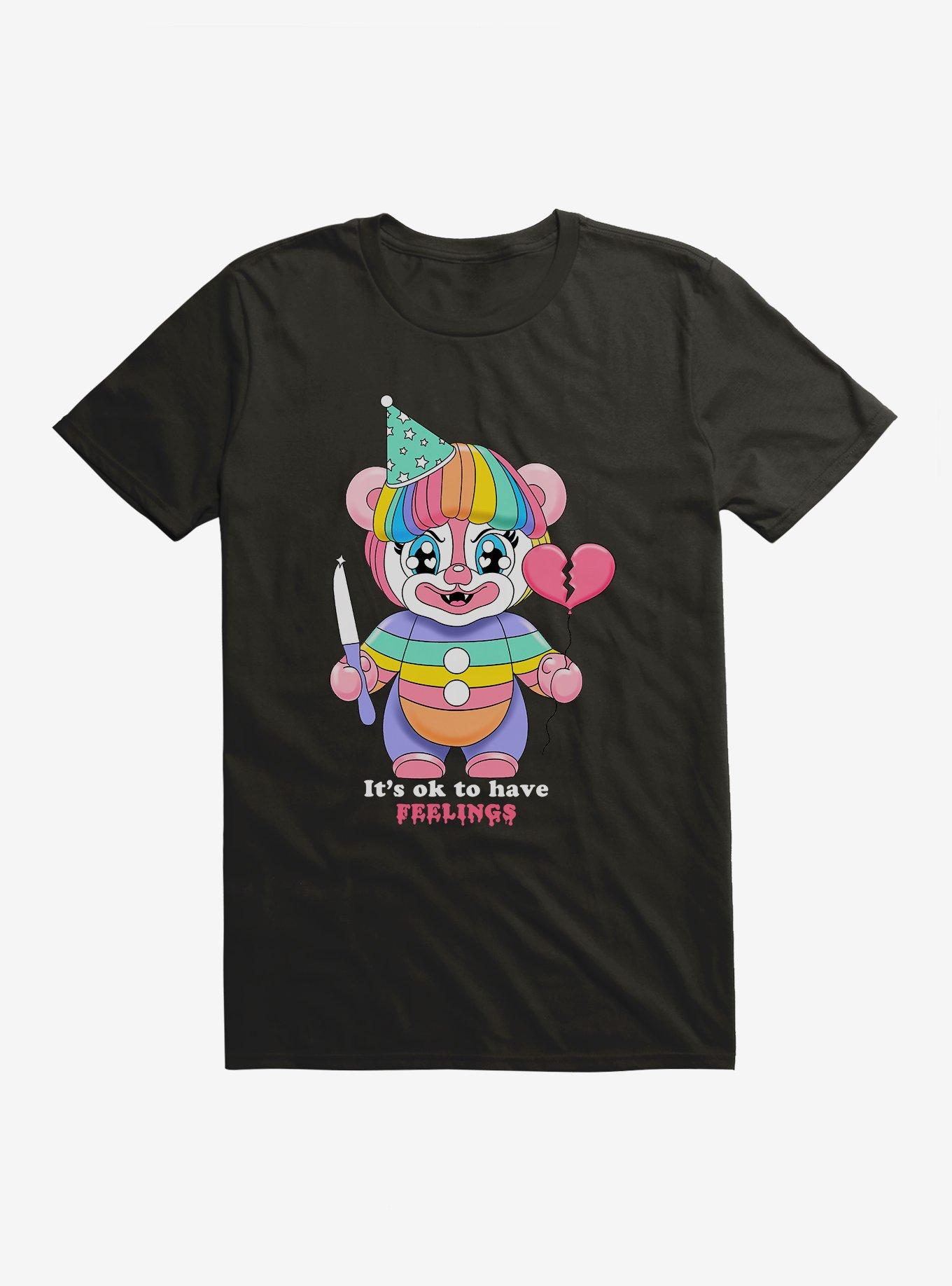 Clown It's Ok To Have Feelings T-Shirt, , hi-res