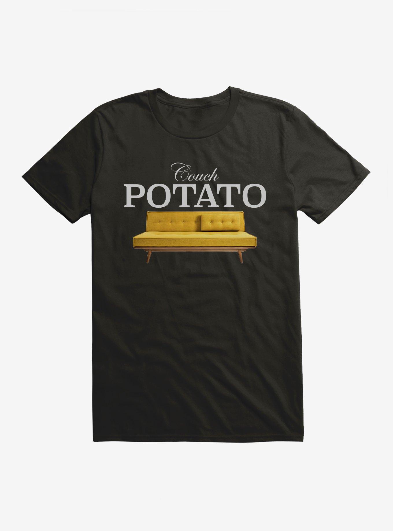 Couch Potato T-Shirt, BLACK, hi-res