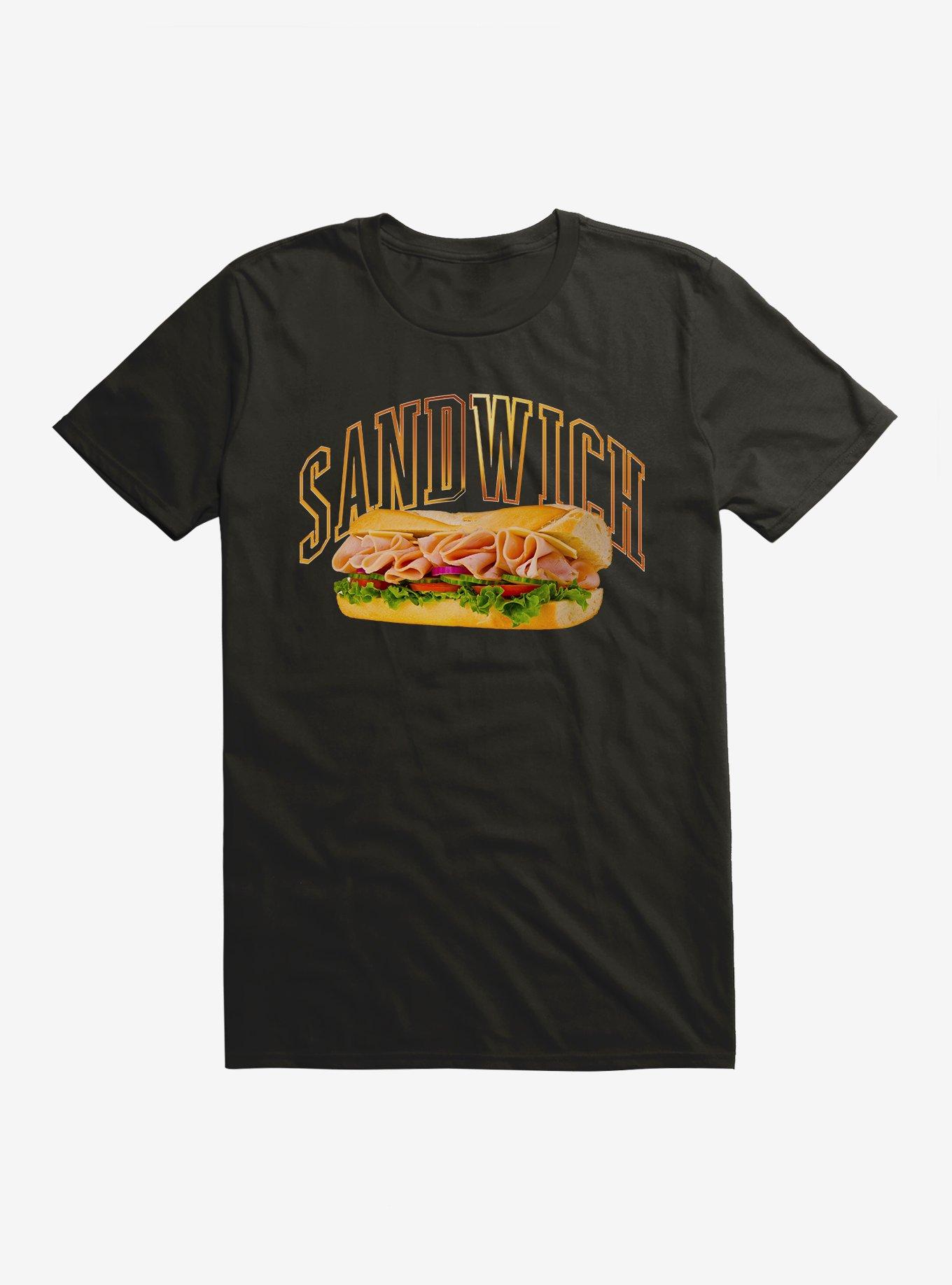 Golden Sandwich T-Shirt, BLACK, hi-res