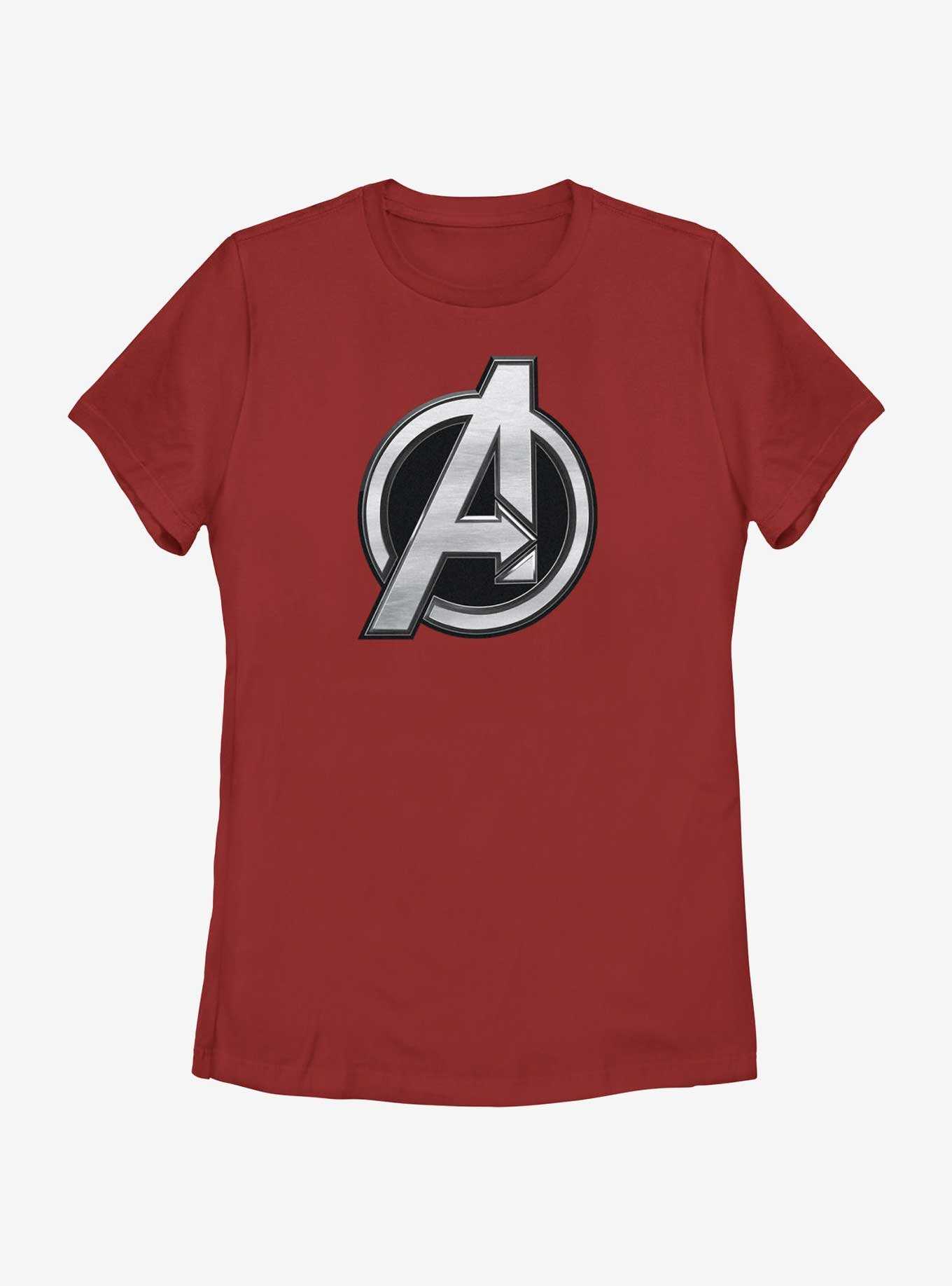 Marvel The Marvels Avengers Logo Womens T-Shirt, , hi-res