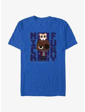 Marvel The Marvels Chibi Nick Fury T-Shirt, , hi-res