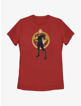 Marvel The Marvels Captain Marvel Silhouette Womens T-Shirt, , hi-res