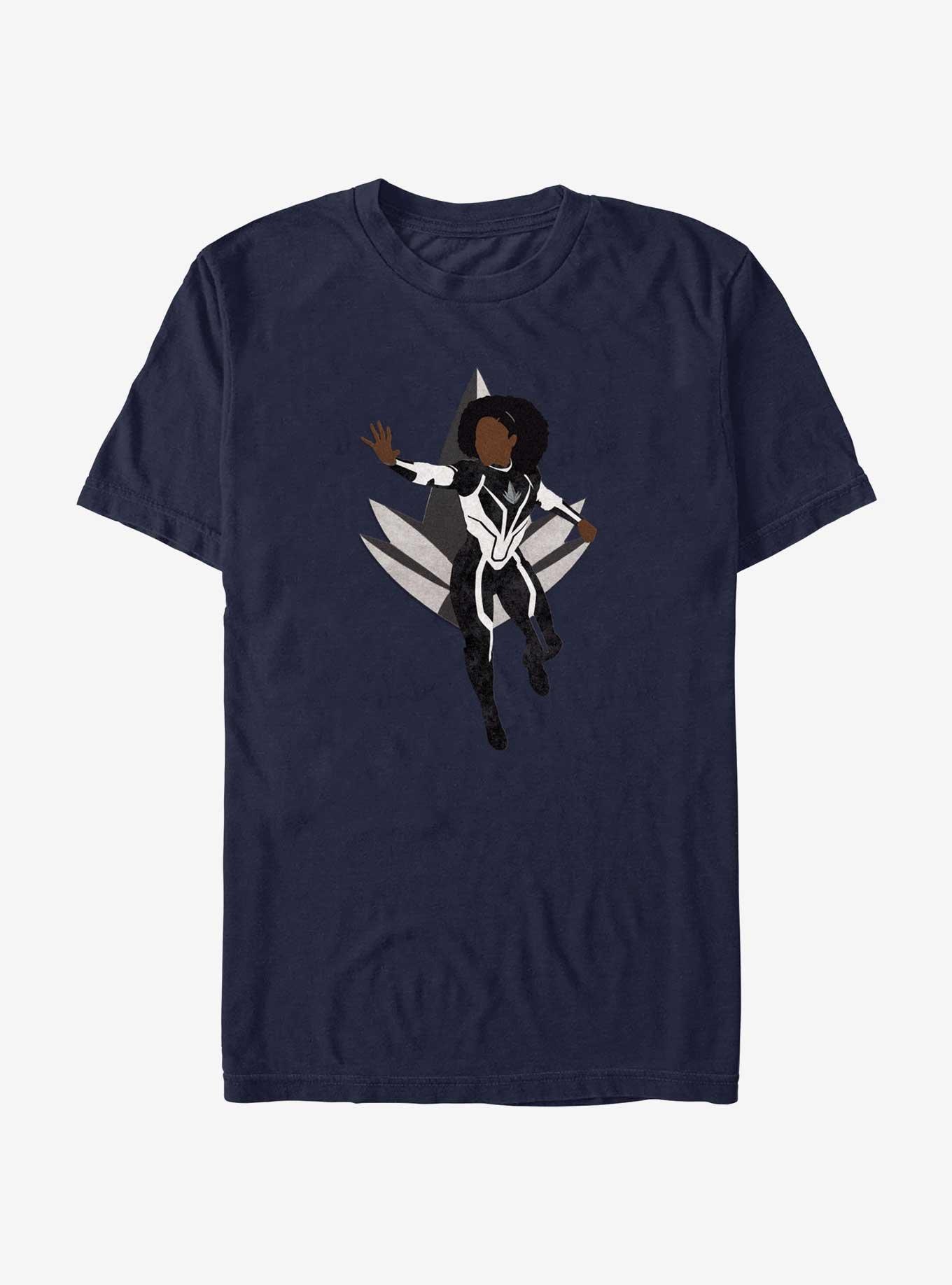 Marvel The Marvels Photon Silhouette T-Shirt, NAVY, hi-res